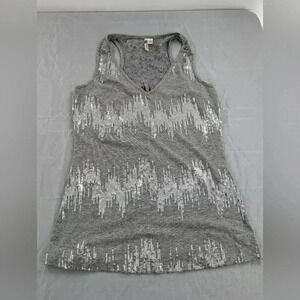 Vintage Y2k Women's Size Medium Zero Degrees Gray/ Silver Tank